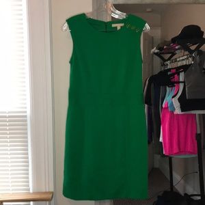 Banana Republic Sheath Dress in Kelly Green